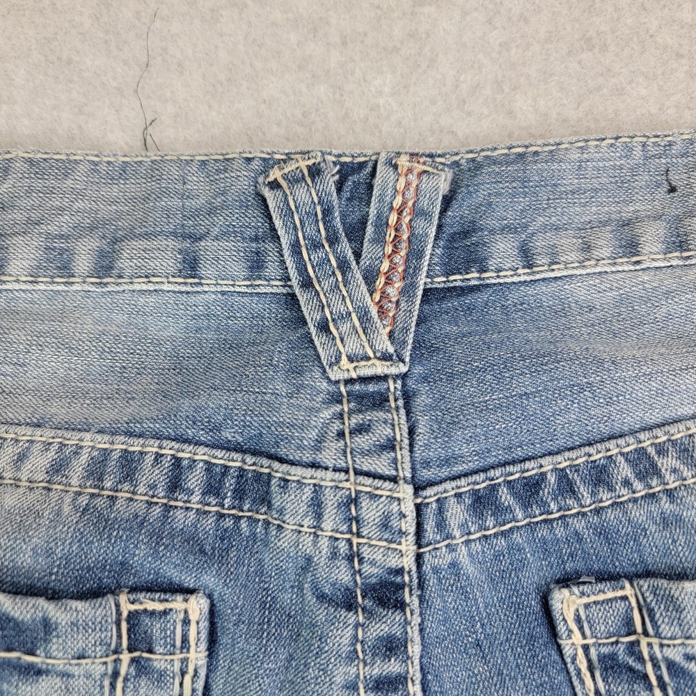 Axel Jeans Mens 36x32 Light Wash Blue Volcott Vintage Boot Bootcut Denim Pants - Picture 9 of 16